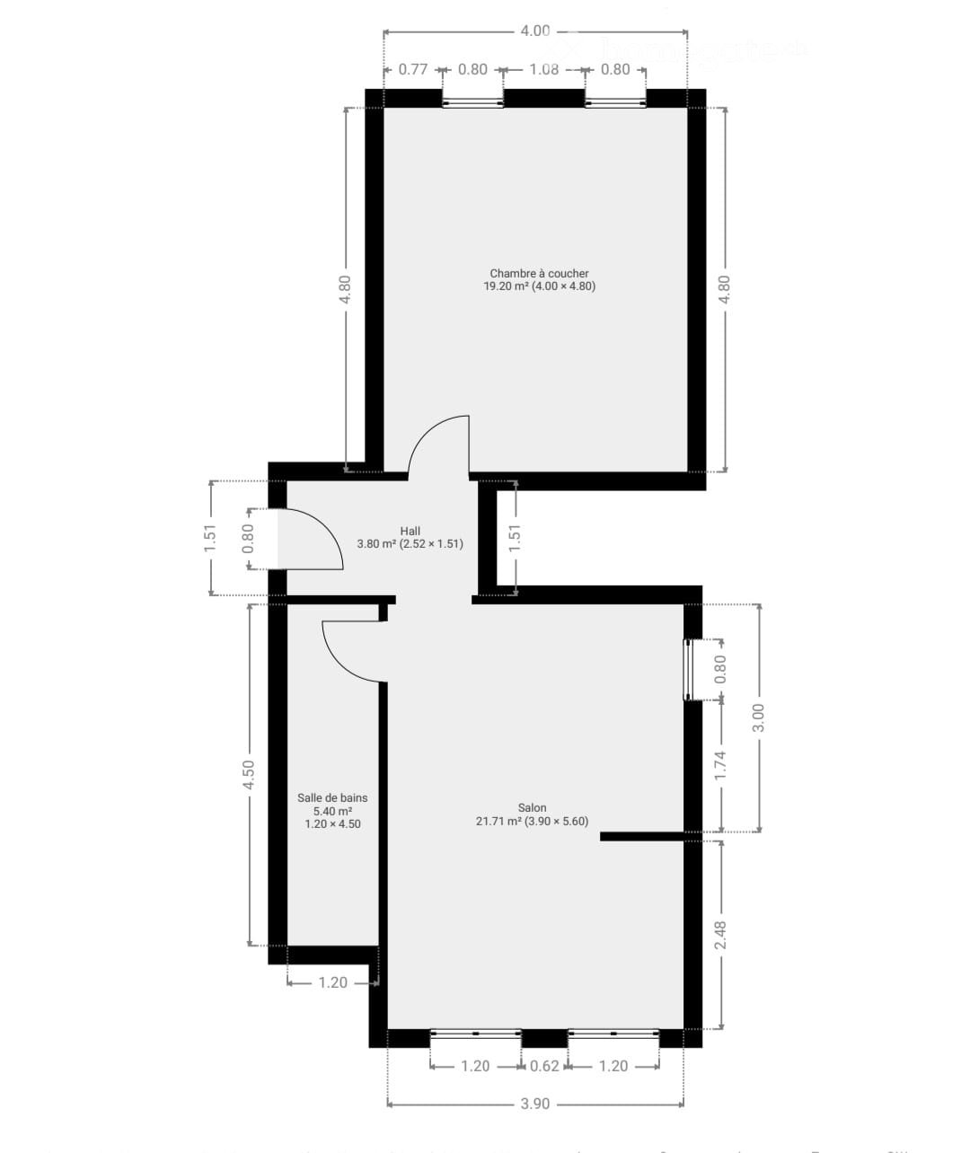 2 ½ rooms apartment, photo 4 of 4