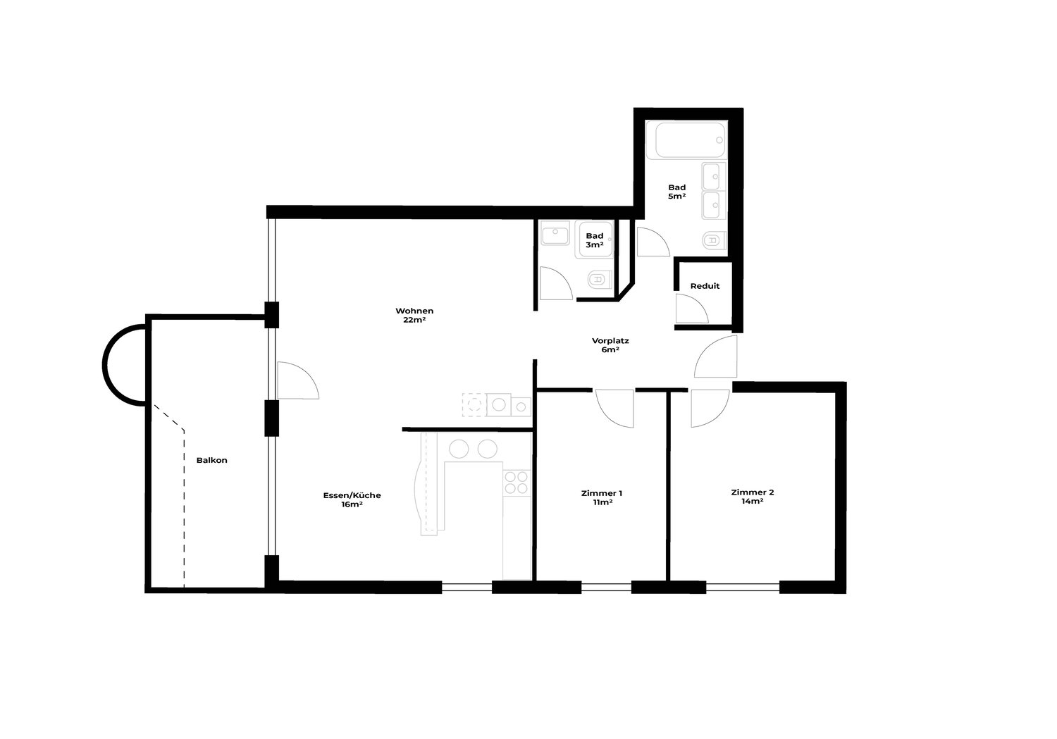 3 ½ rooms furnished flat, photo 9 of 9
