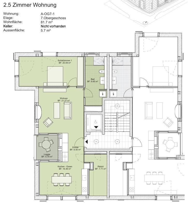 Appartamento di 2 ½ locali, foto 5 di 5
