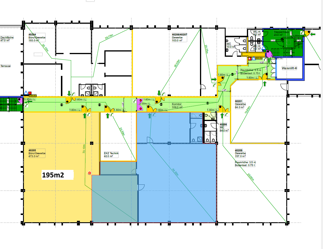 195m² commerciale