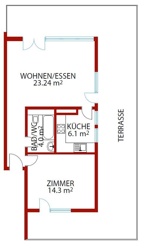 2 ½ rooms attic flat, photo 7 of 7