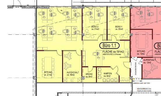 Ufficio di 191m²