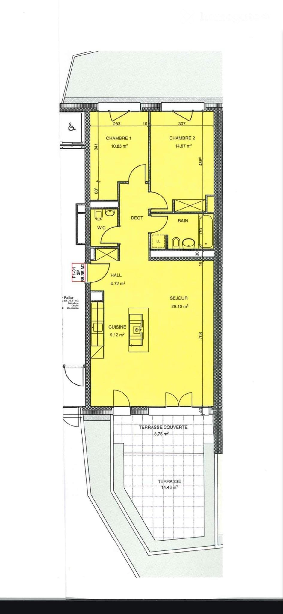 3 ½ rooms apartment, photo 4 of 4