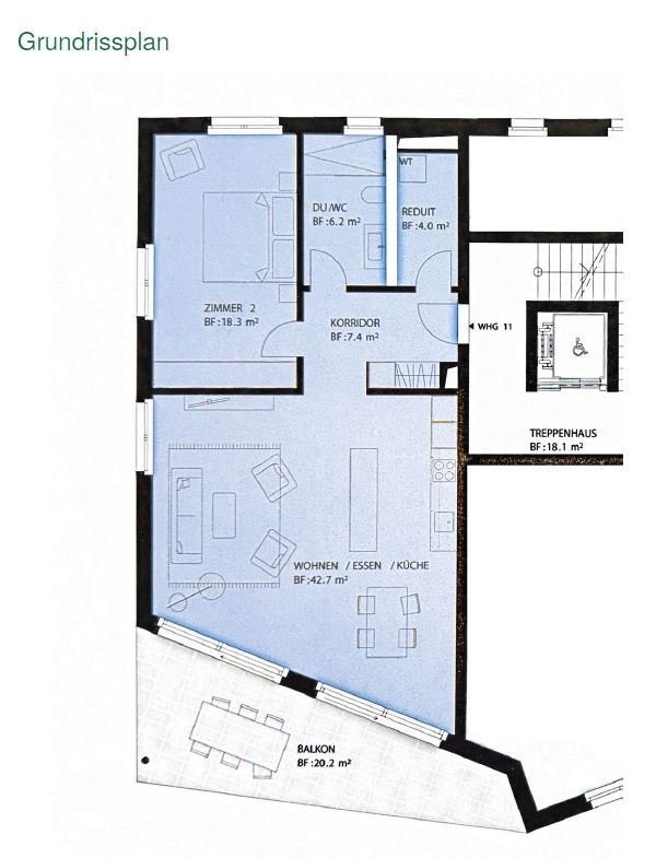 2 ½ rooms apartment, photo 10 of 10