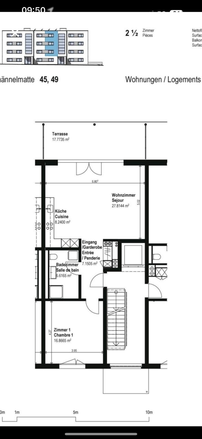 2 ½ rooms apartment, photo 1 of 10