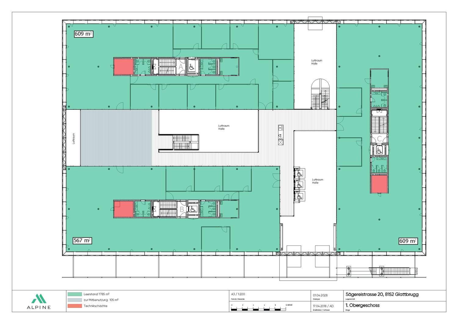 1891m² office