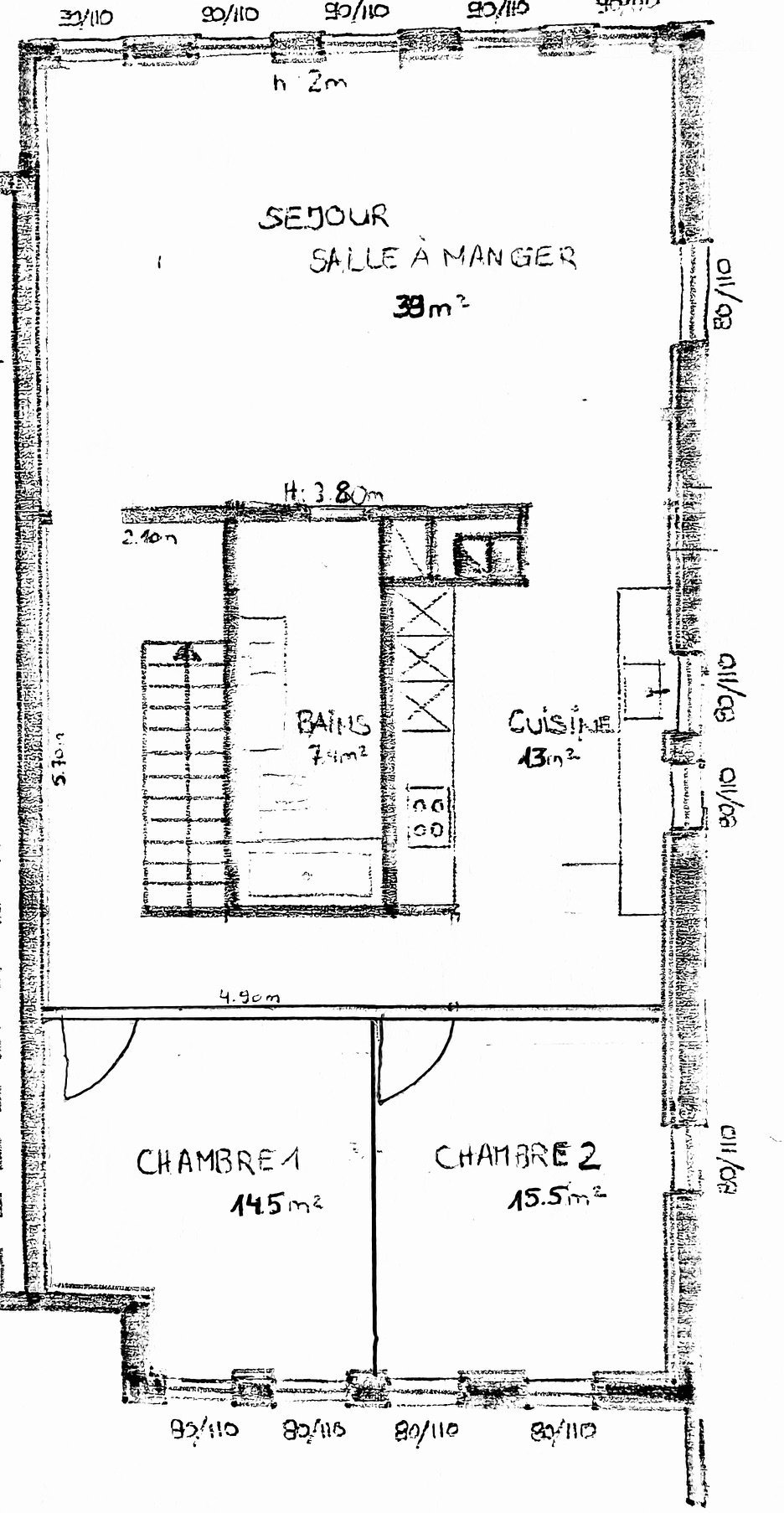 3 ½ rooms apartment