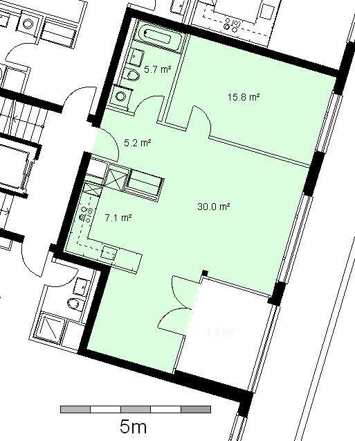 2 ½ rooms apartment, photo 7 of 7