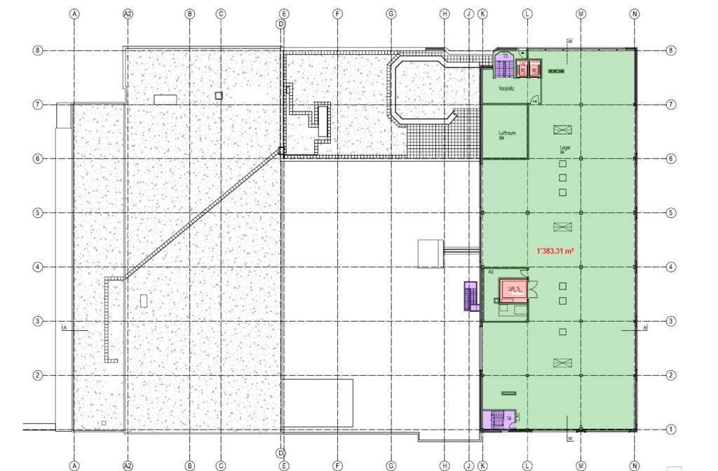 2760m² storage room