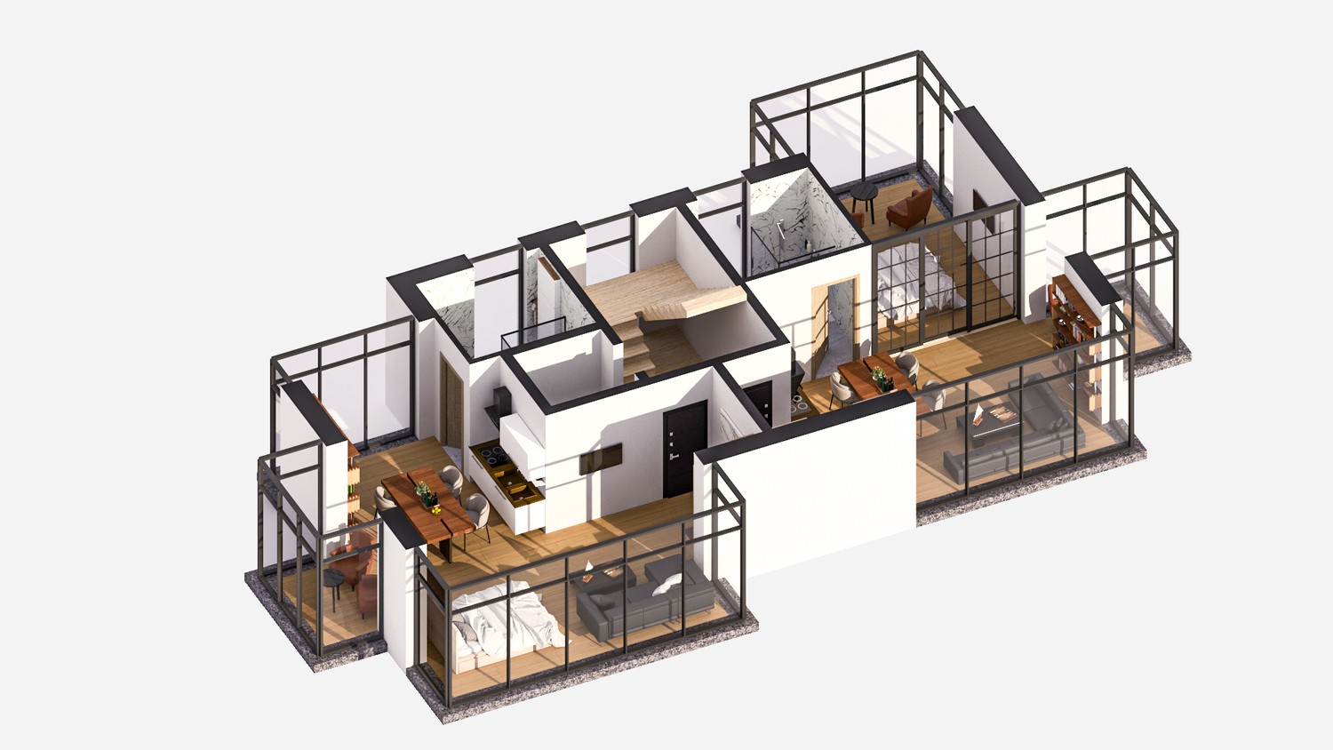 2 ½ pièces appartement
