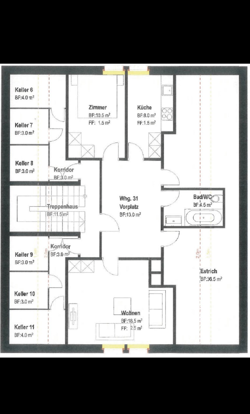 3 ½ rooms apartment