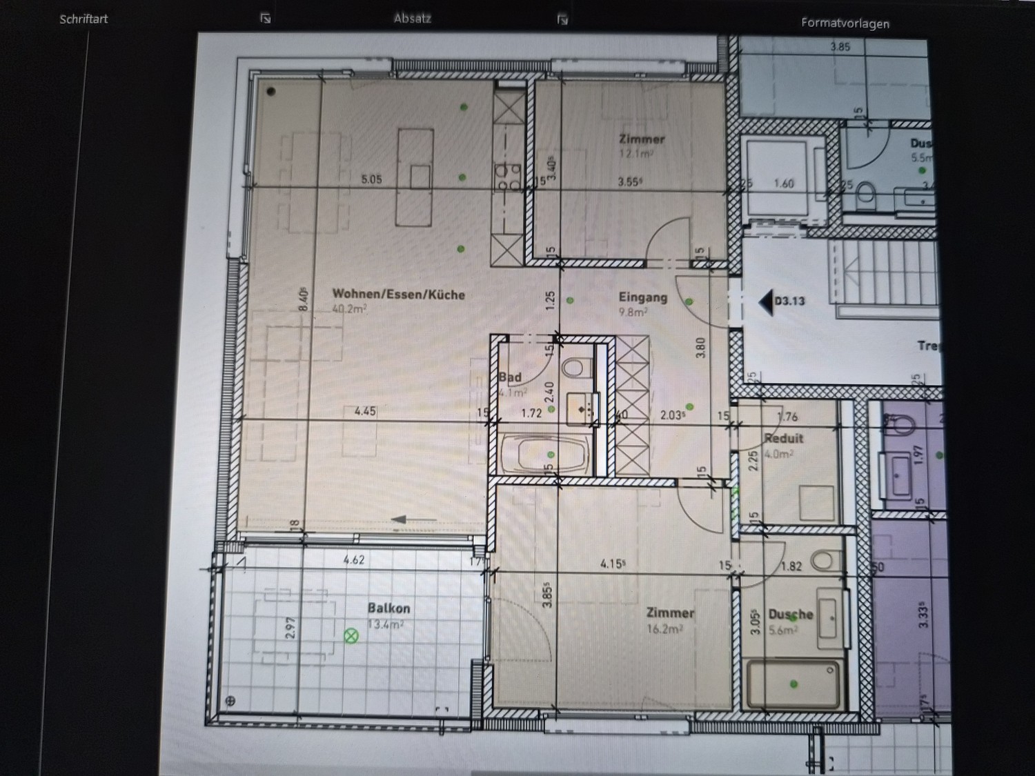 2 ½ rooms apartment