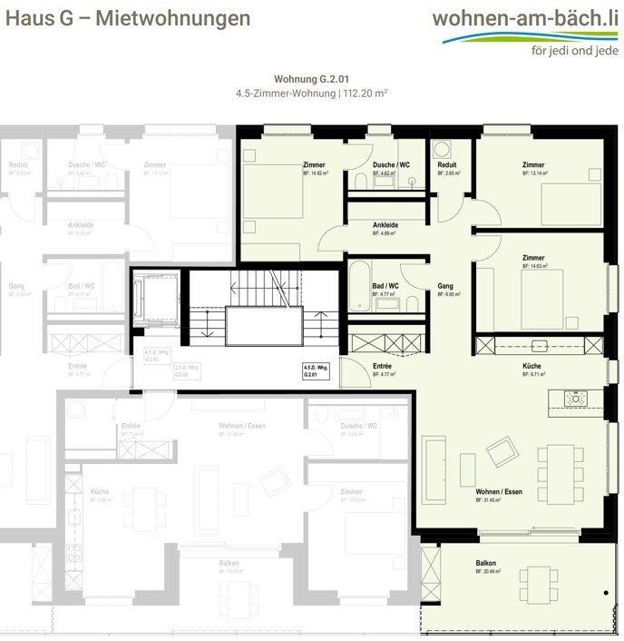 Appartement de 4 ½ pièces