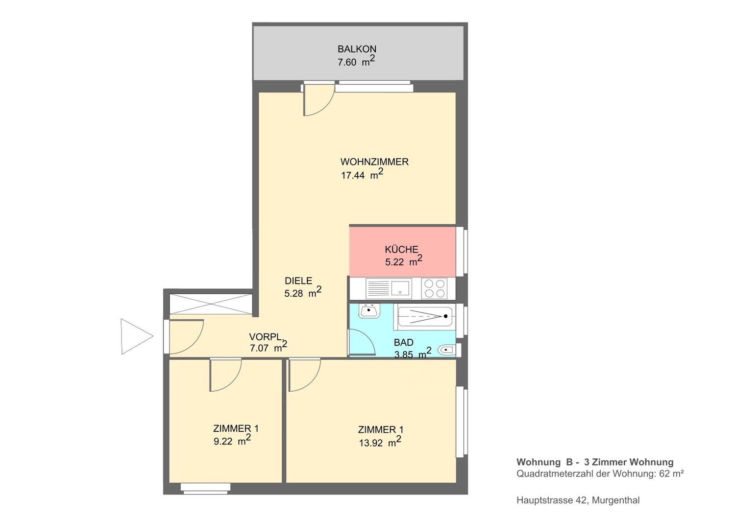 3 rooms apartment, photo 8 of 8