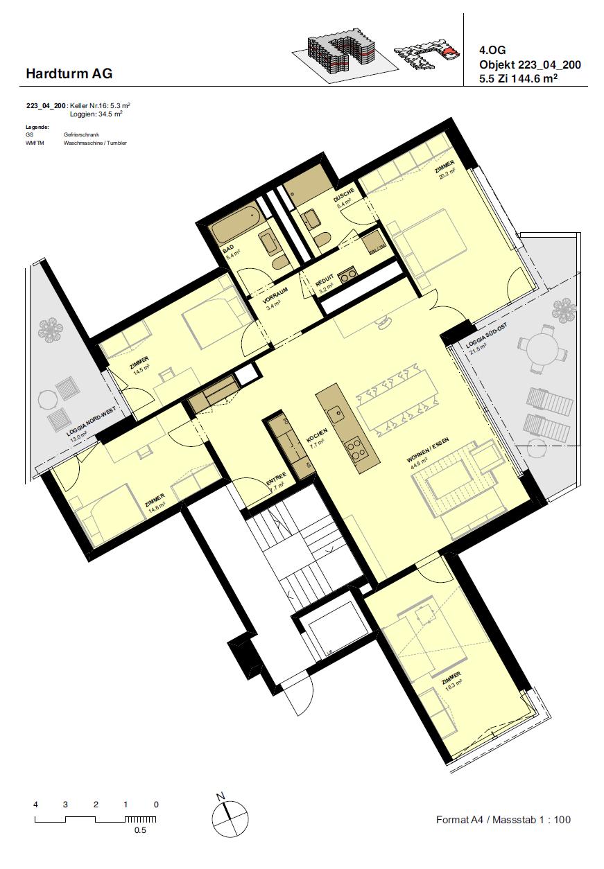 5 ½ rooms apartment
