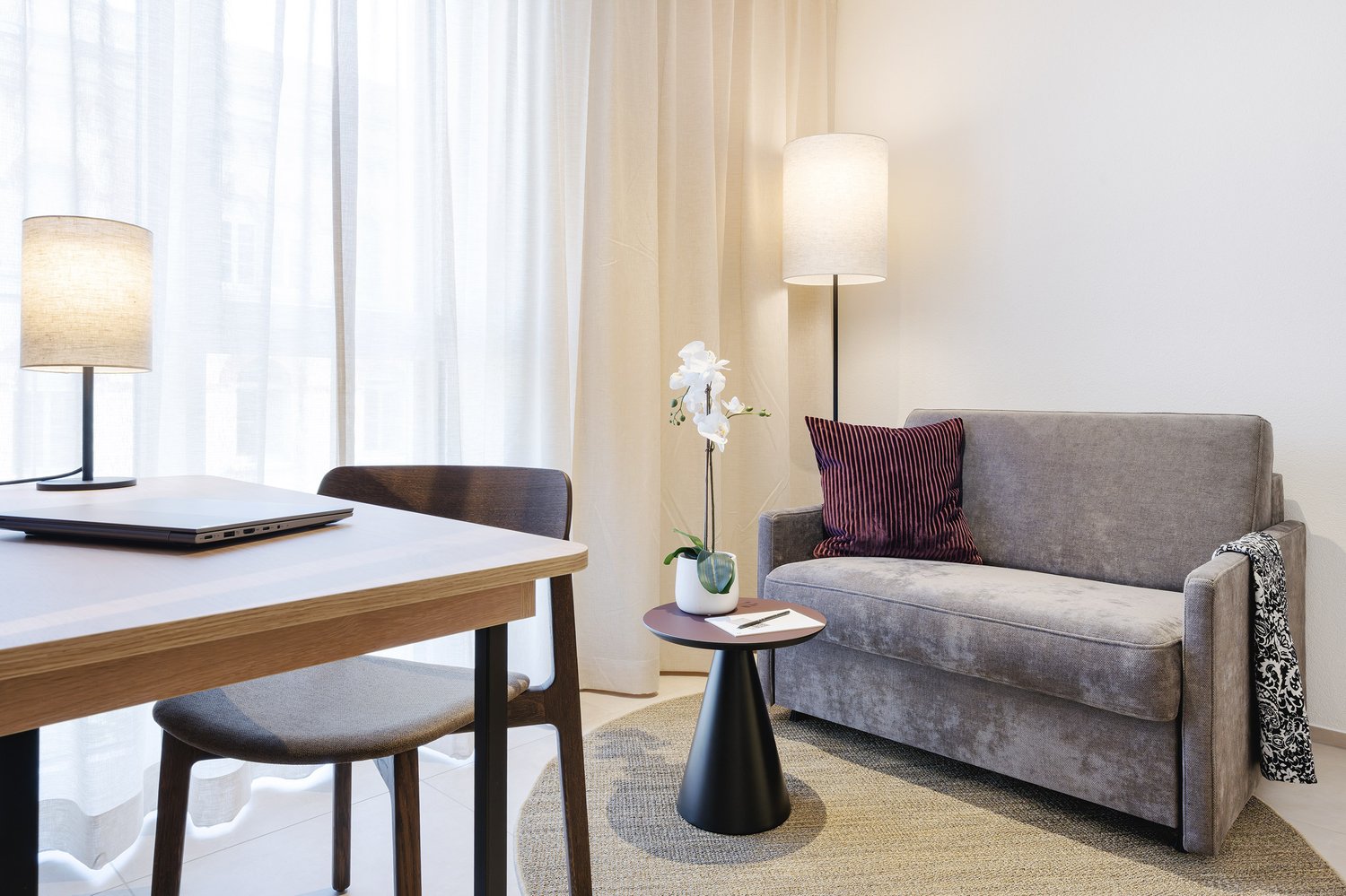 1 ½ pièces appartement meublé
