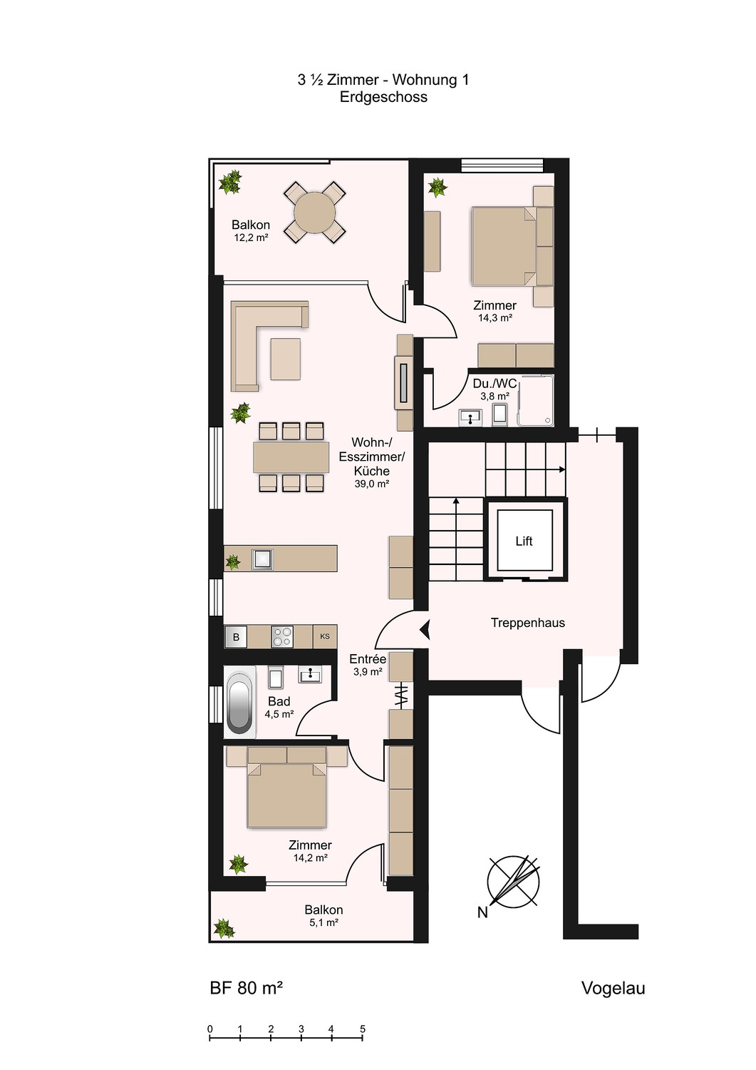 3 ½ rooms apartment, photo 1 of 10