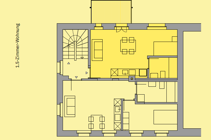 1 ½ rooms apartment, photo 4 of 4