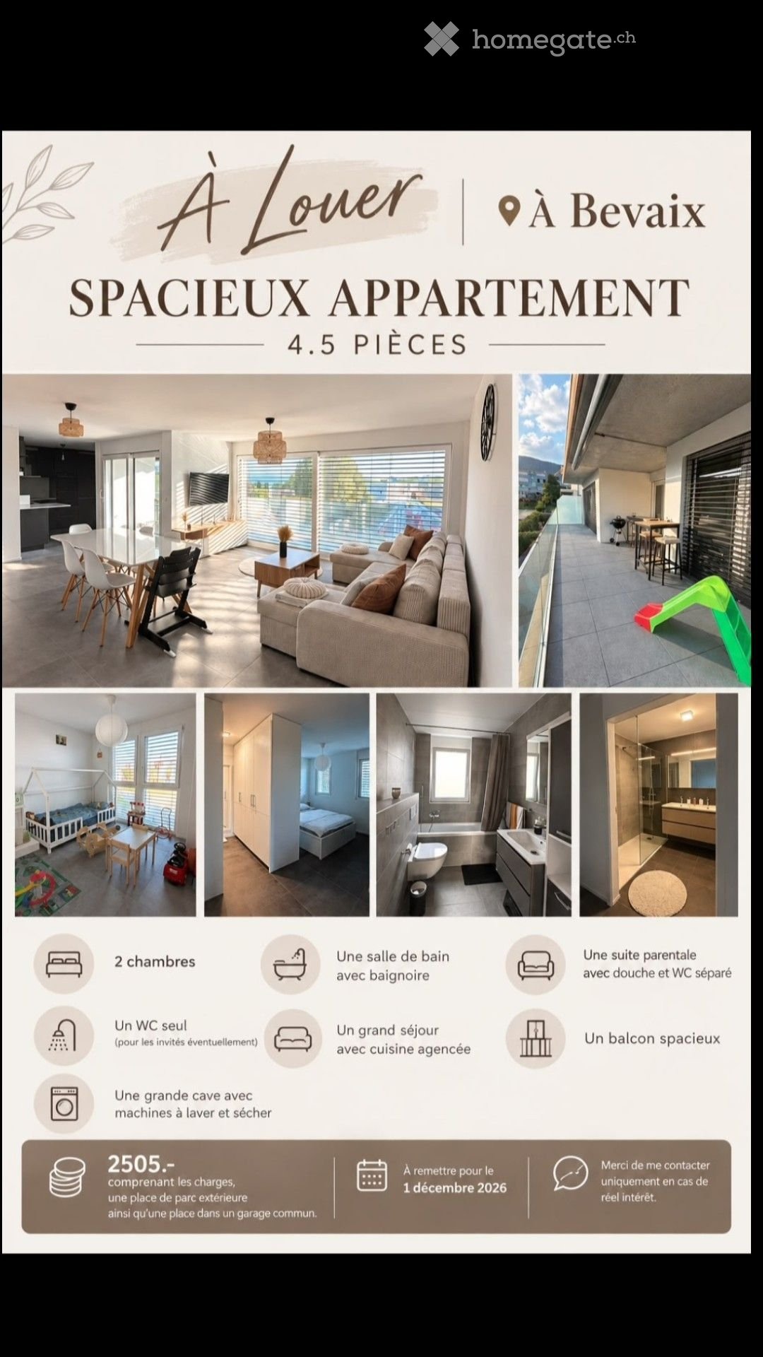 4 ½ rooms apartment