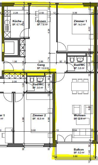 Appartamento di 2 ½ locali