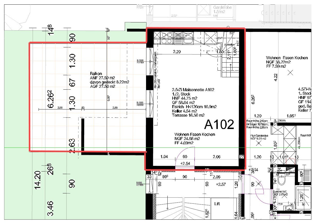 Appartamento di 2 ½ locali