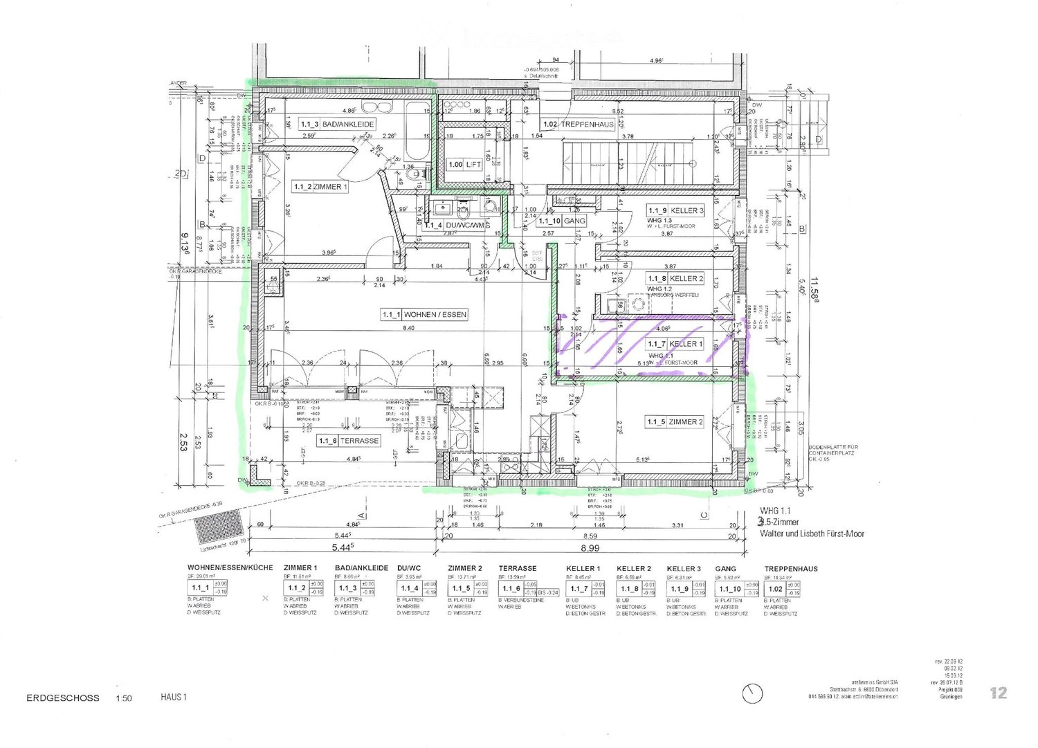 3 ½ rooms apartment