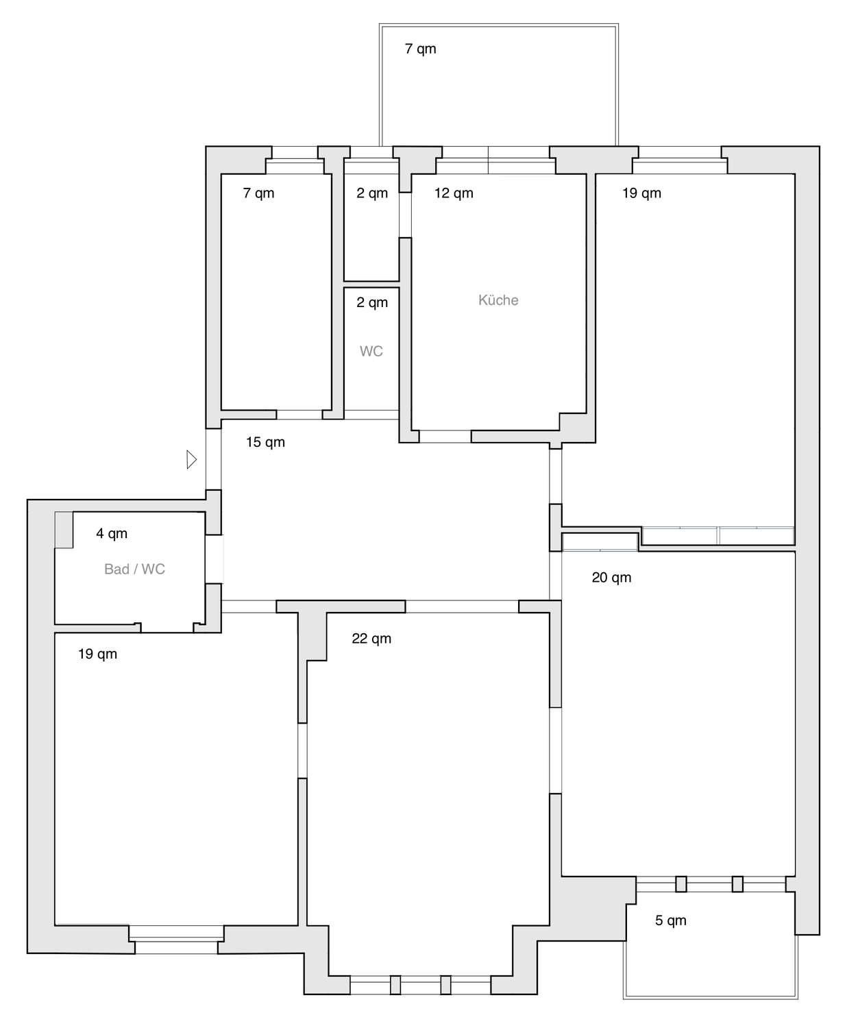 5 rooms apartment, photo 8 of 8