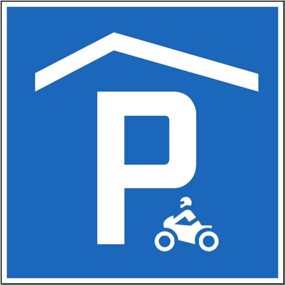 Posto auto coperto per biciclette