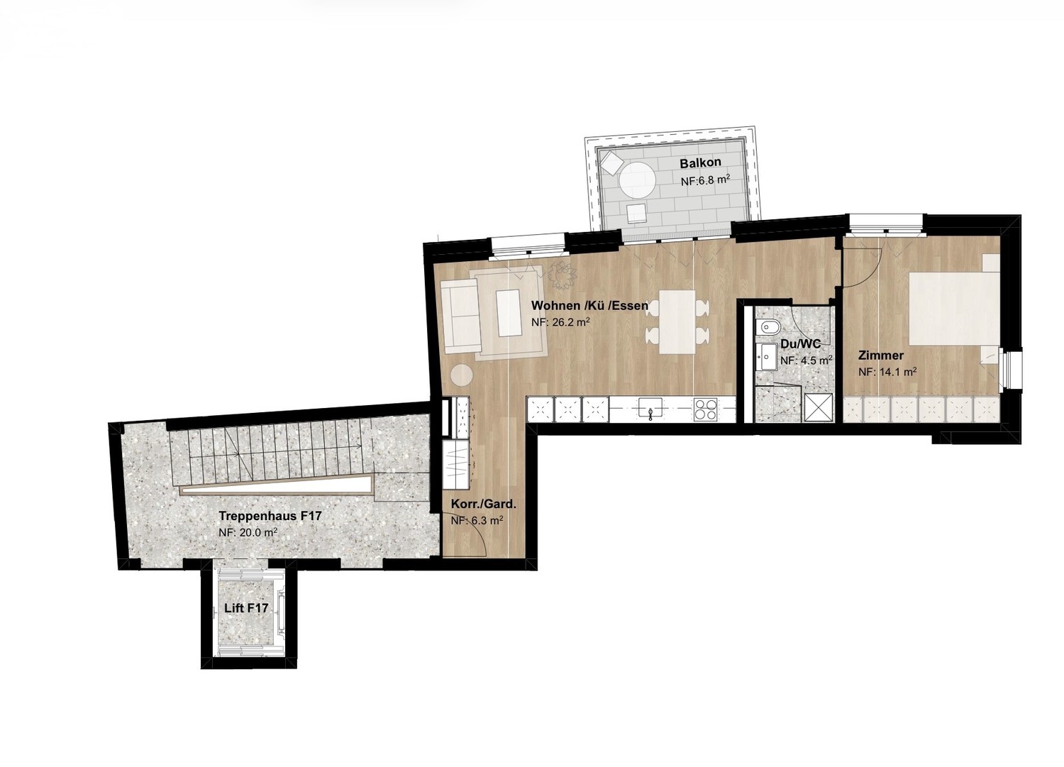 2 ½ rooms apartment, photo 3 of 4