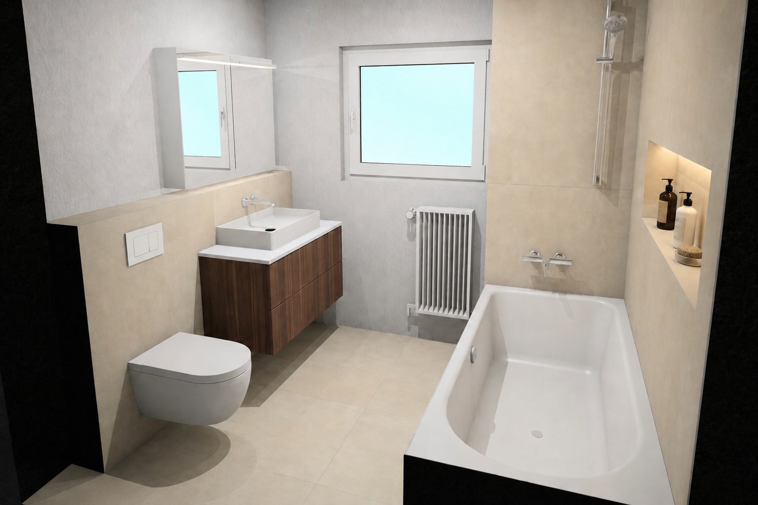 3 rooms apartment