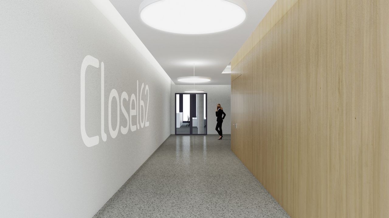 130m² office