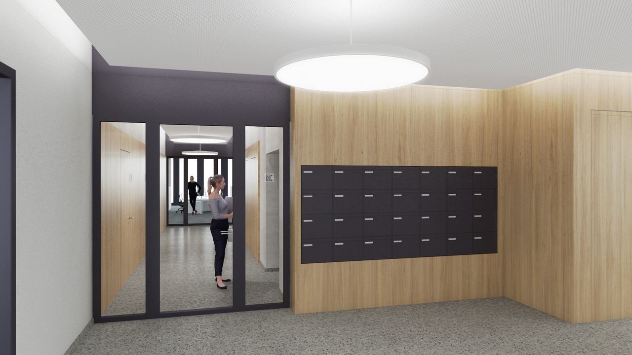 130m² office