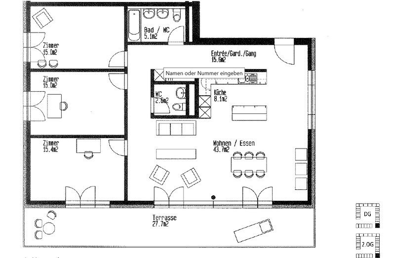 3 ½ rooms furnished flat, photo 6 of 8