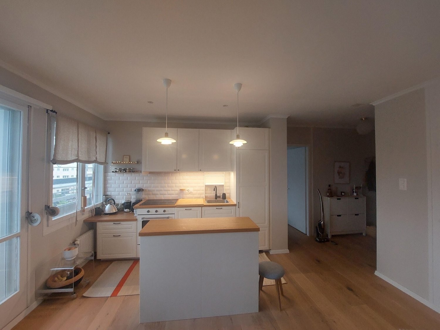 3 rooms furnished flat