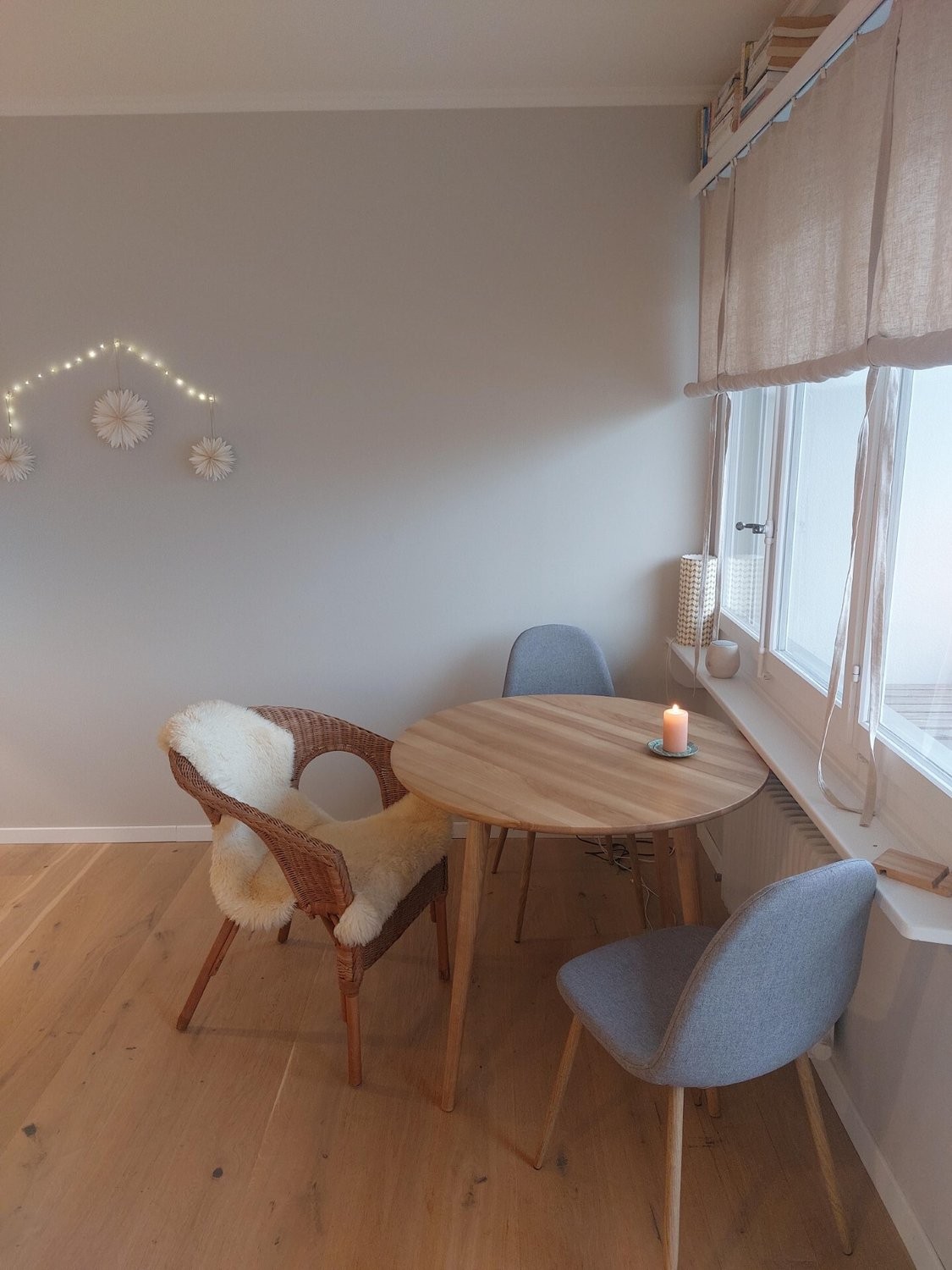 3 rooms furnished flat
