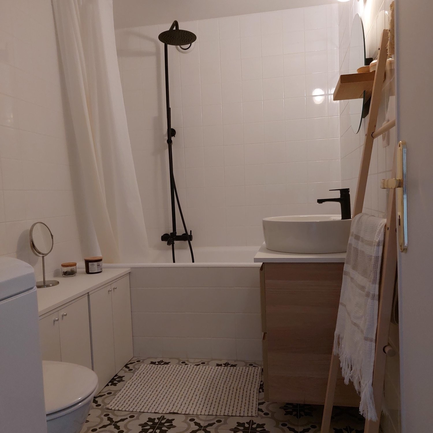 3 rooms furnished flat