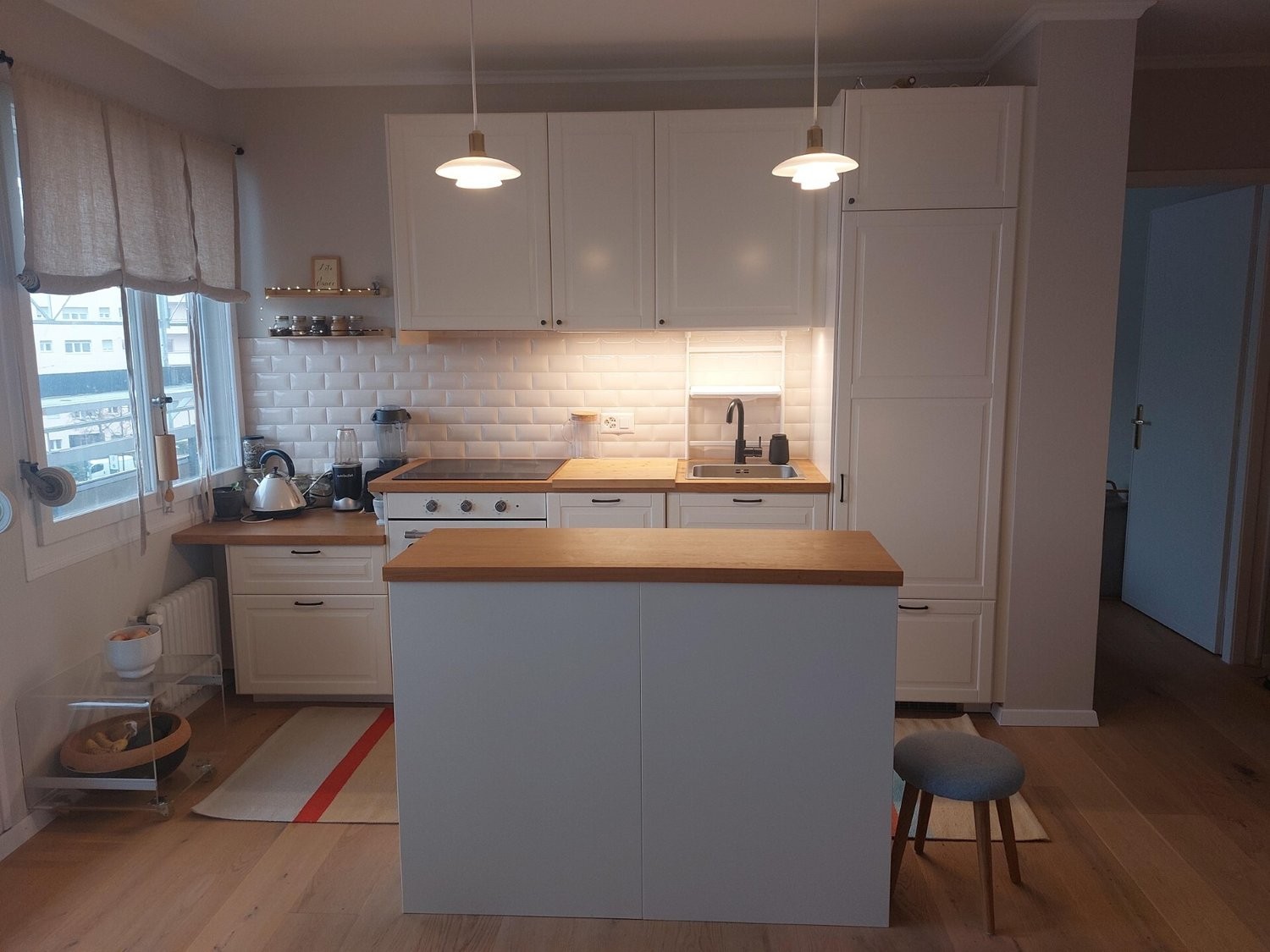 3 rooms furnished flat