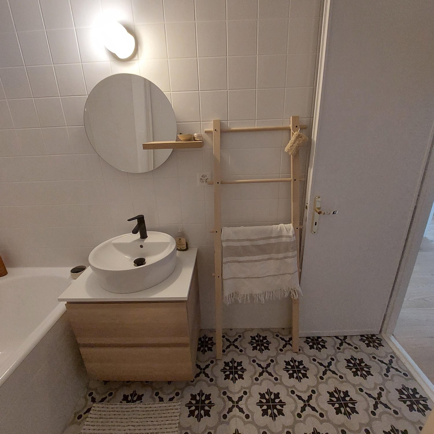 3 rooms furnished flat
