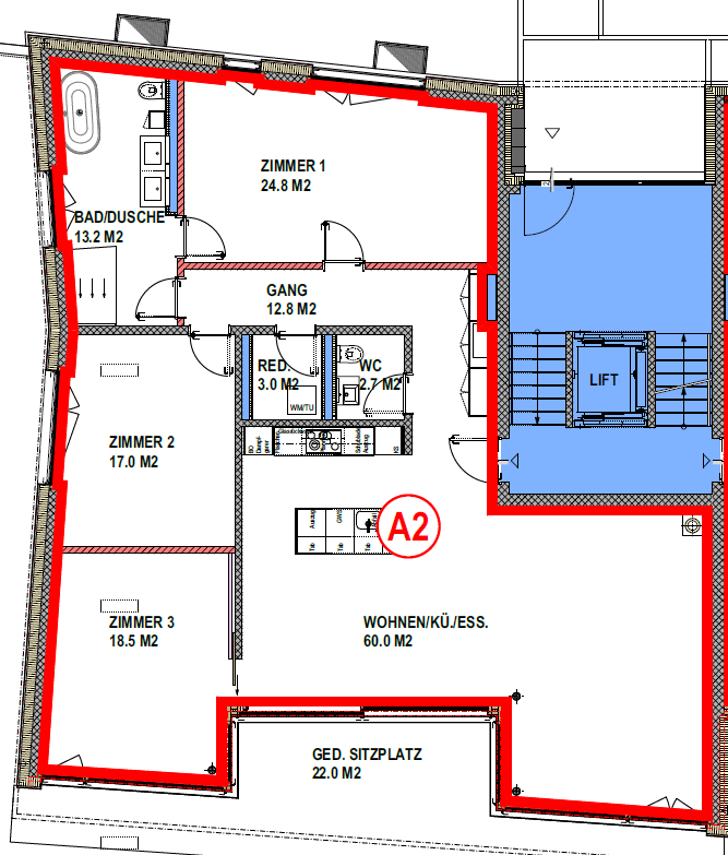 4 ½ rooms apartment