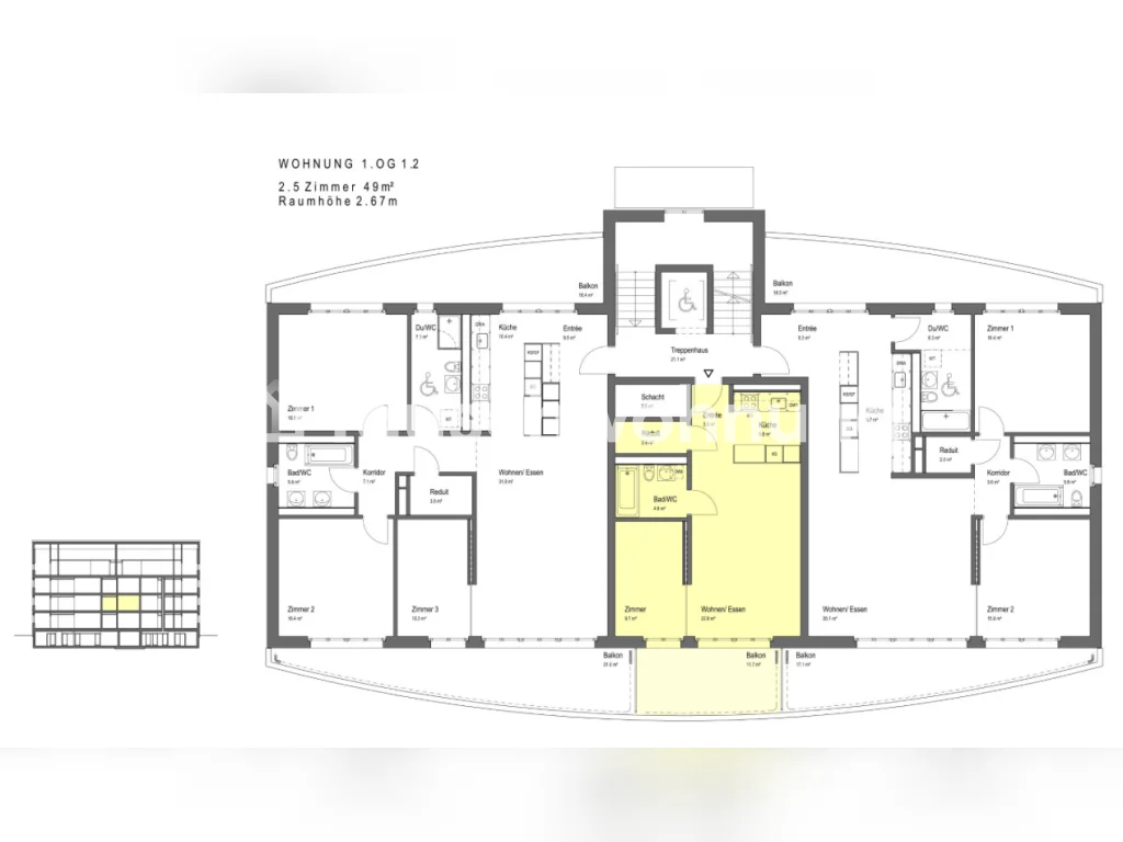 2 ½ rooms apartment, photo 1 of 10
