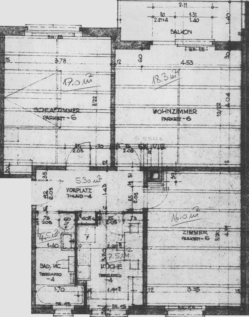 3 rooms apartment