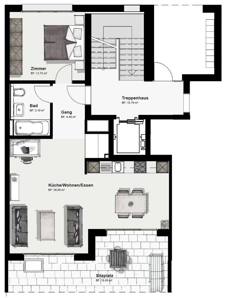 Appartamento di 2 ½ locali