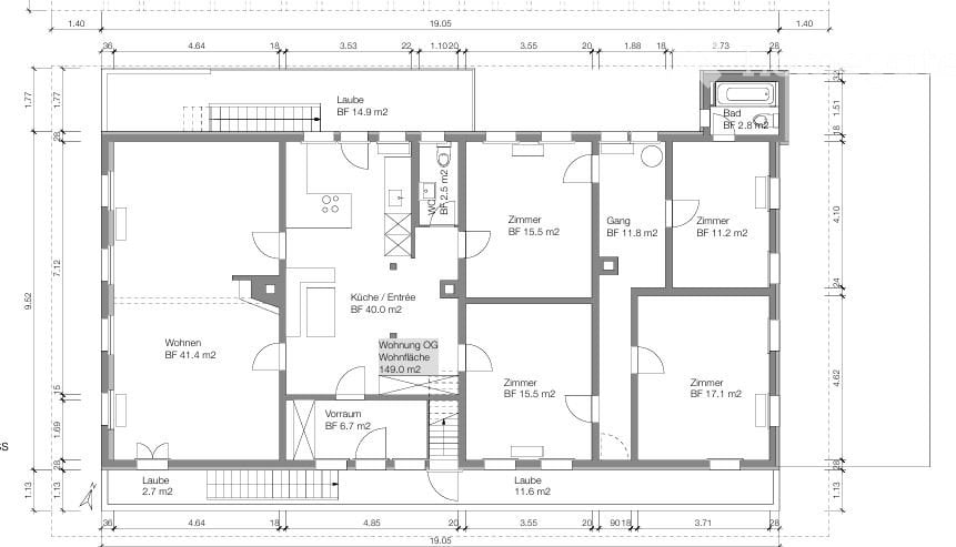 Appartement de 5 pièces, photo 3 sur 5