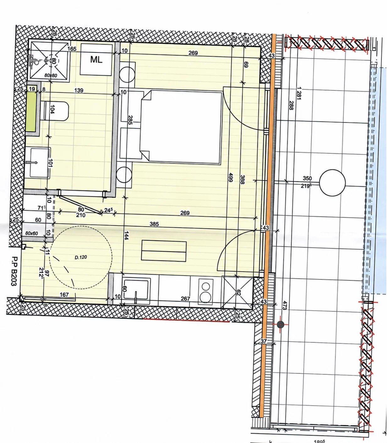 1 ½ rooms apartment, photo 5 of 5