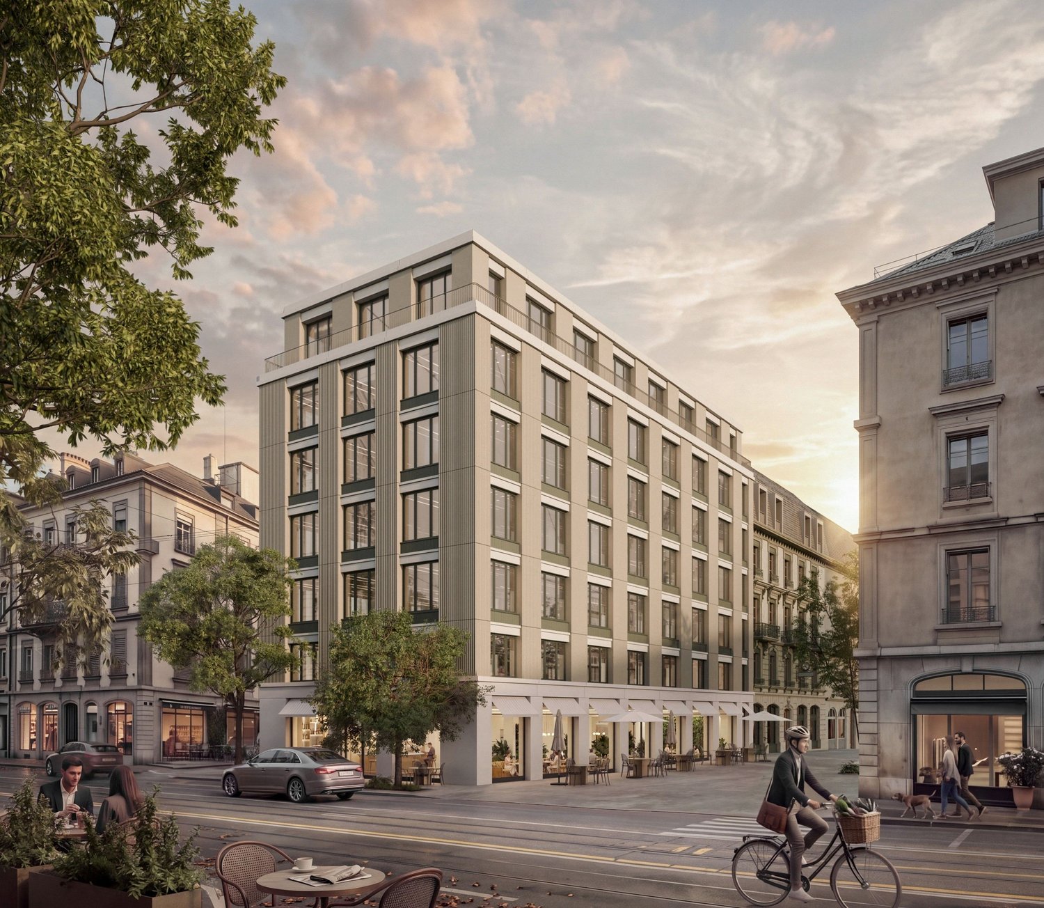 740m² office