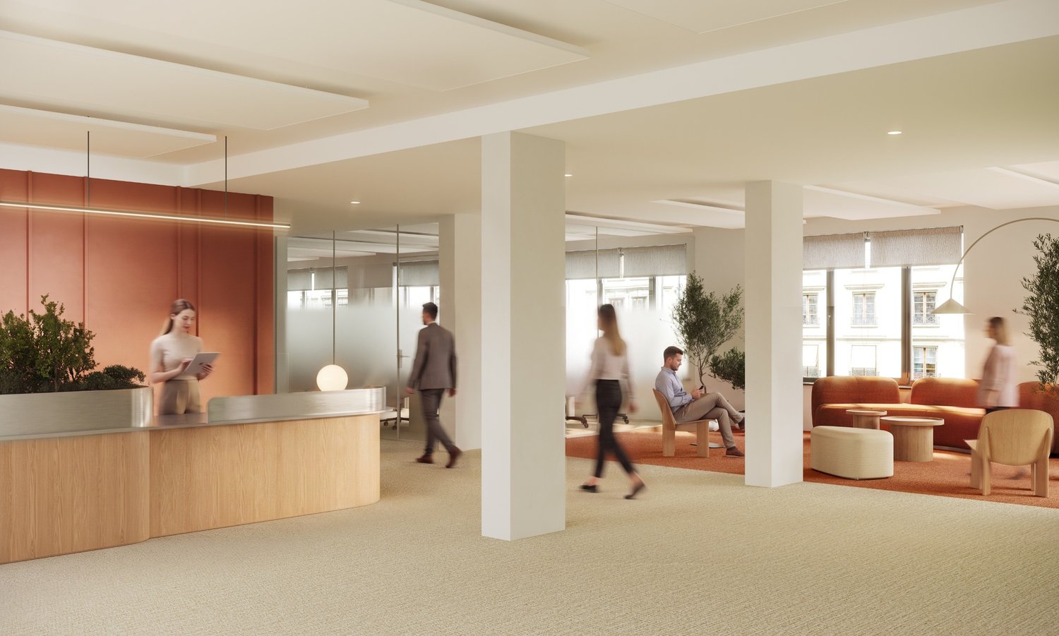740m² office