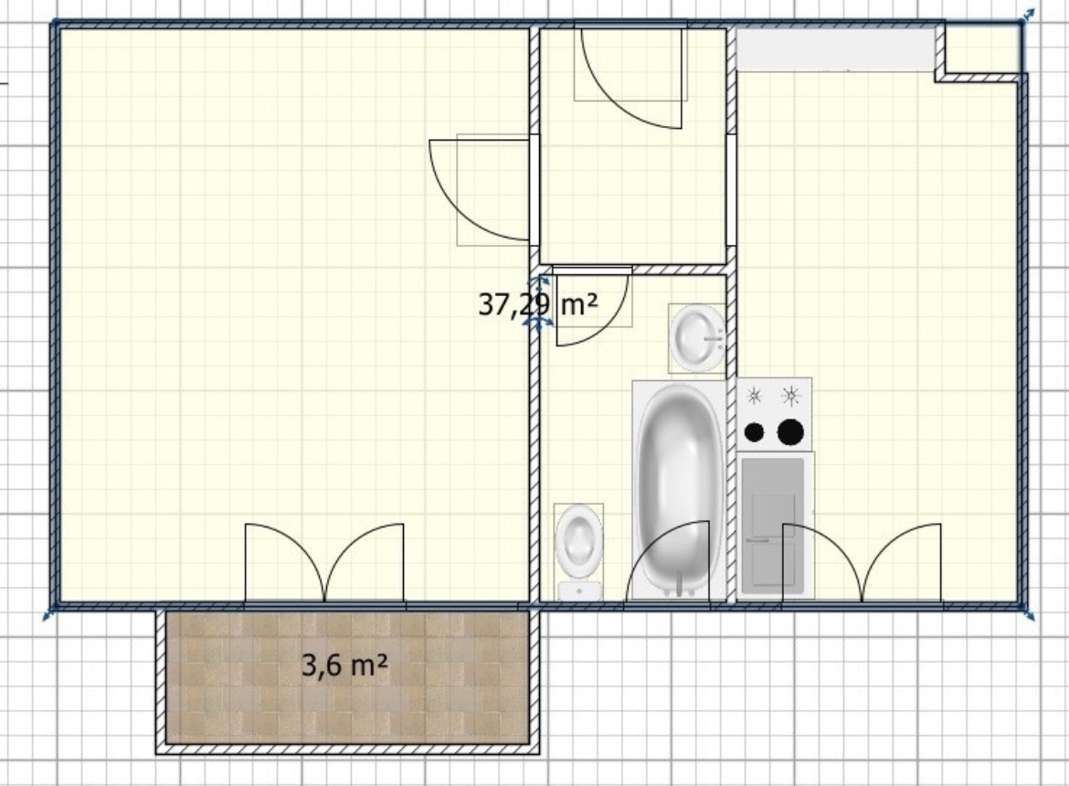 2 ½ rooms apartment