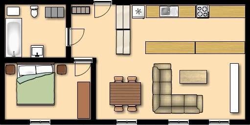 2 rooms apartment, photo 5 of 5