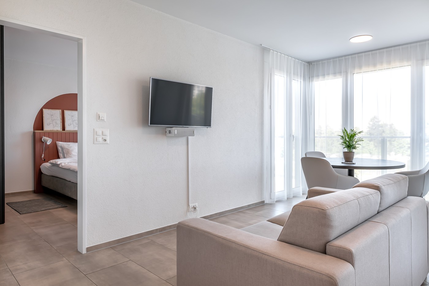 2 ½ Zimmer möblierte Wohnung
