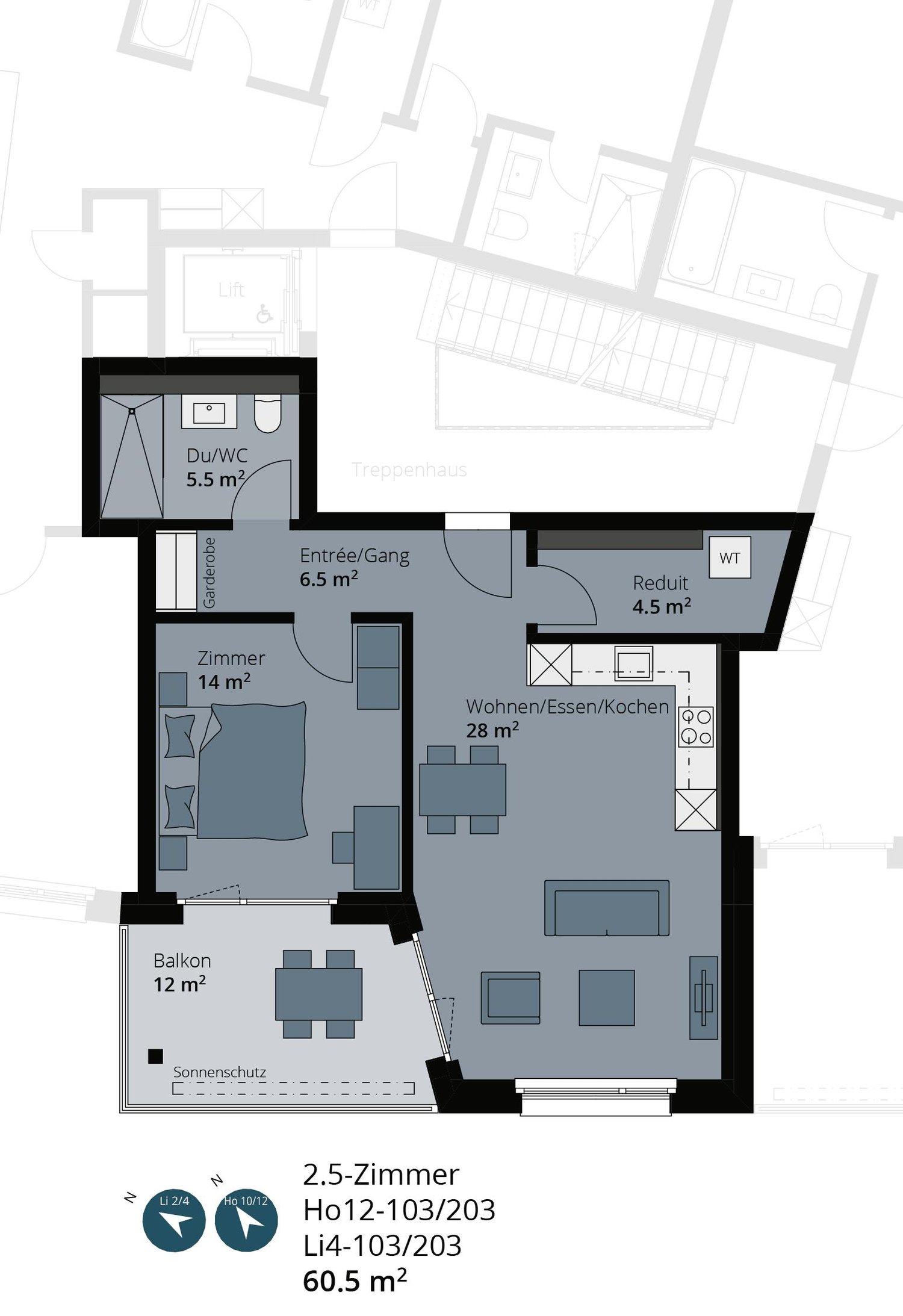 3 ½ rooms apartment